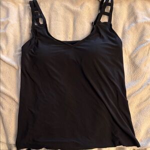 Black Women's swim top